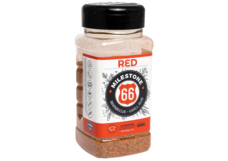 Milestone66 Grill-BBQ RED Rub 