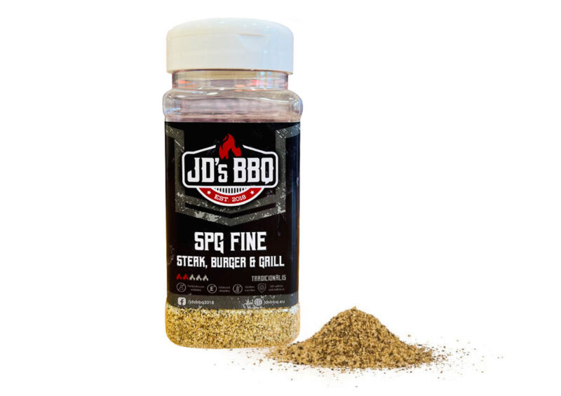 SPG Rub fűszerkeverék - JD's BBQ SPG Fine Rub szóródobozban 300 g