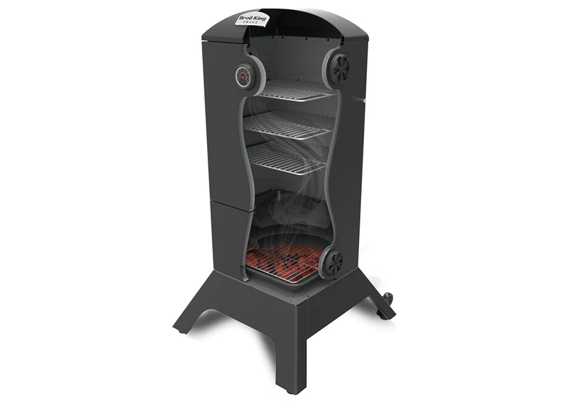 Broil King vertikális faszenes szekrényszmóker