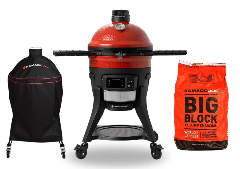 Kamado Joe - Konnected Joe, kerámia grill, faszenes grill, 