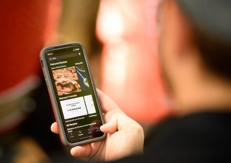 Kamado Joe iKamand telefonos vezérlése