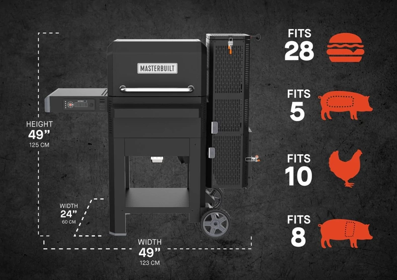 Masterbuilt Gravity Series 600 Faszenes Grill