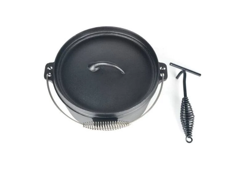 Öntöttvas Dutch Oven, lábas 4,5 L–fedővel, emelővel
