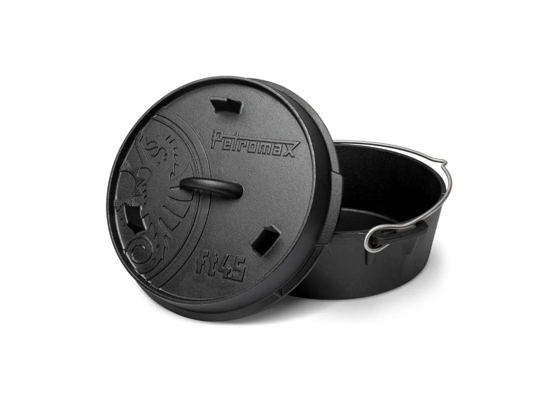 Petromax Dutch Oven, öntöttvas lábas (4 liter, Ø 25 cm)