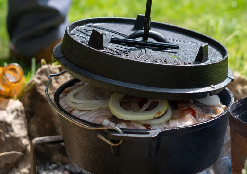 Petromax Dutch Oven, öntöttvas lábas (4 liter, Ø 25 cm)