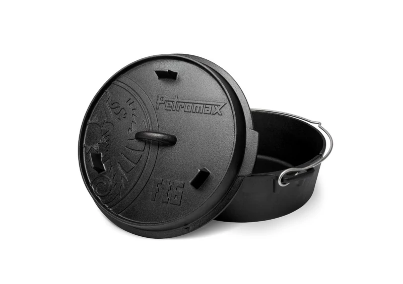 Petromax Dutch Oven, öntöttvas lábas (5,5 liter, Ø 30 cm)
