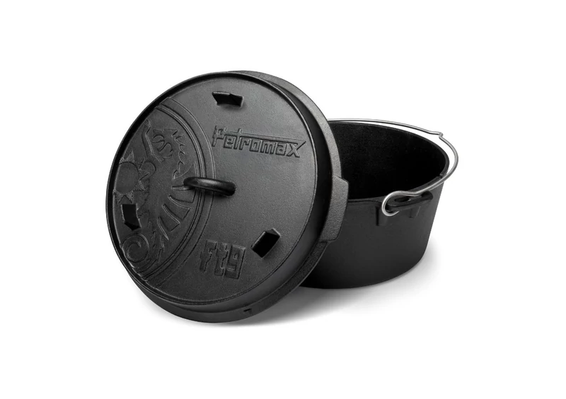 Petromax Dutch Oven, öntöttvas lábas (8 liter, Ø 32 cm)