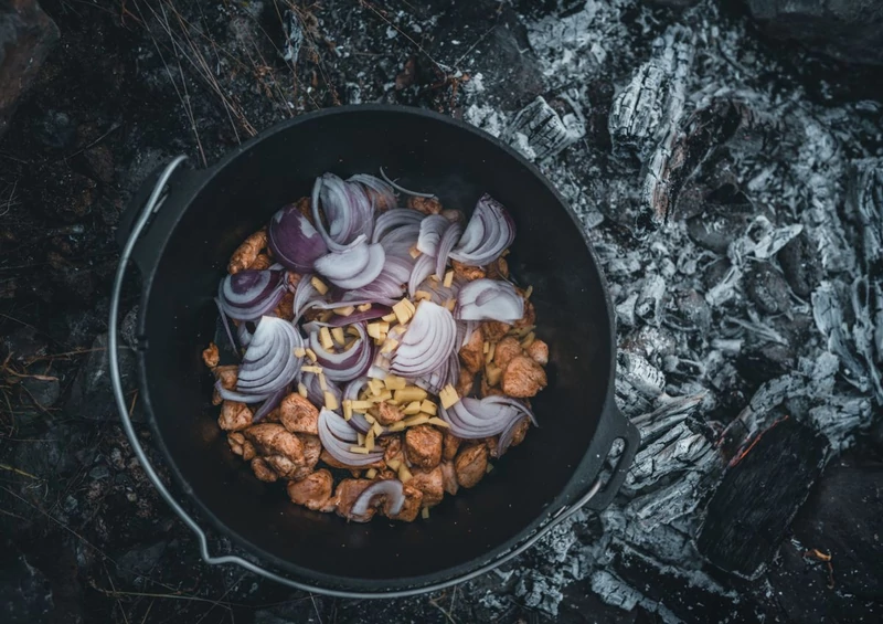 Petromax Dutch Oven, öntöttvas lábas (8 liter, Ø 32 cm)