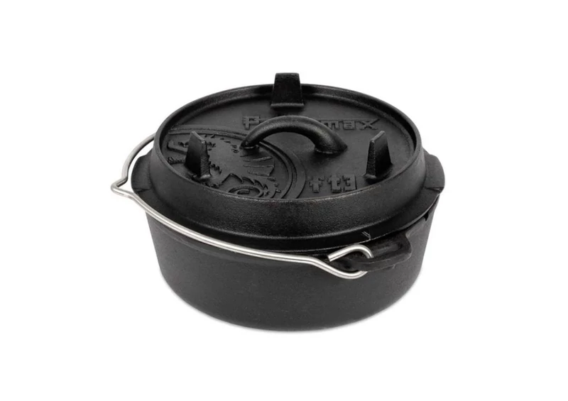 Petromax Dutch Oven, öntöttvas lábas (1,8 liter, Ø 20 cm)